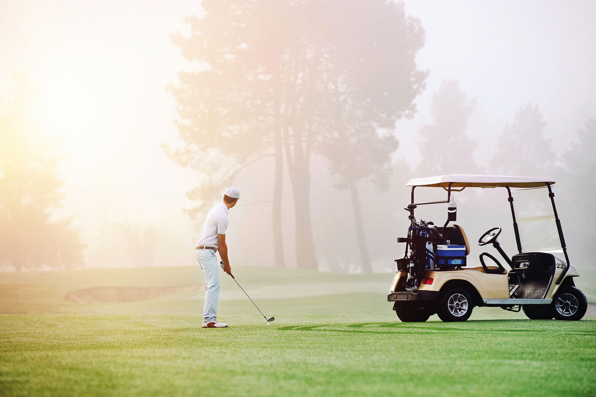 Golfsport mit künstlichem Gelenkersatz